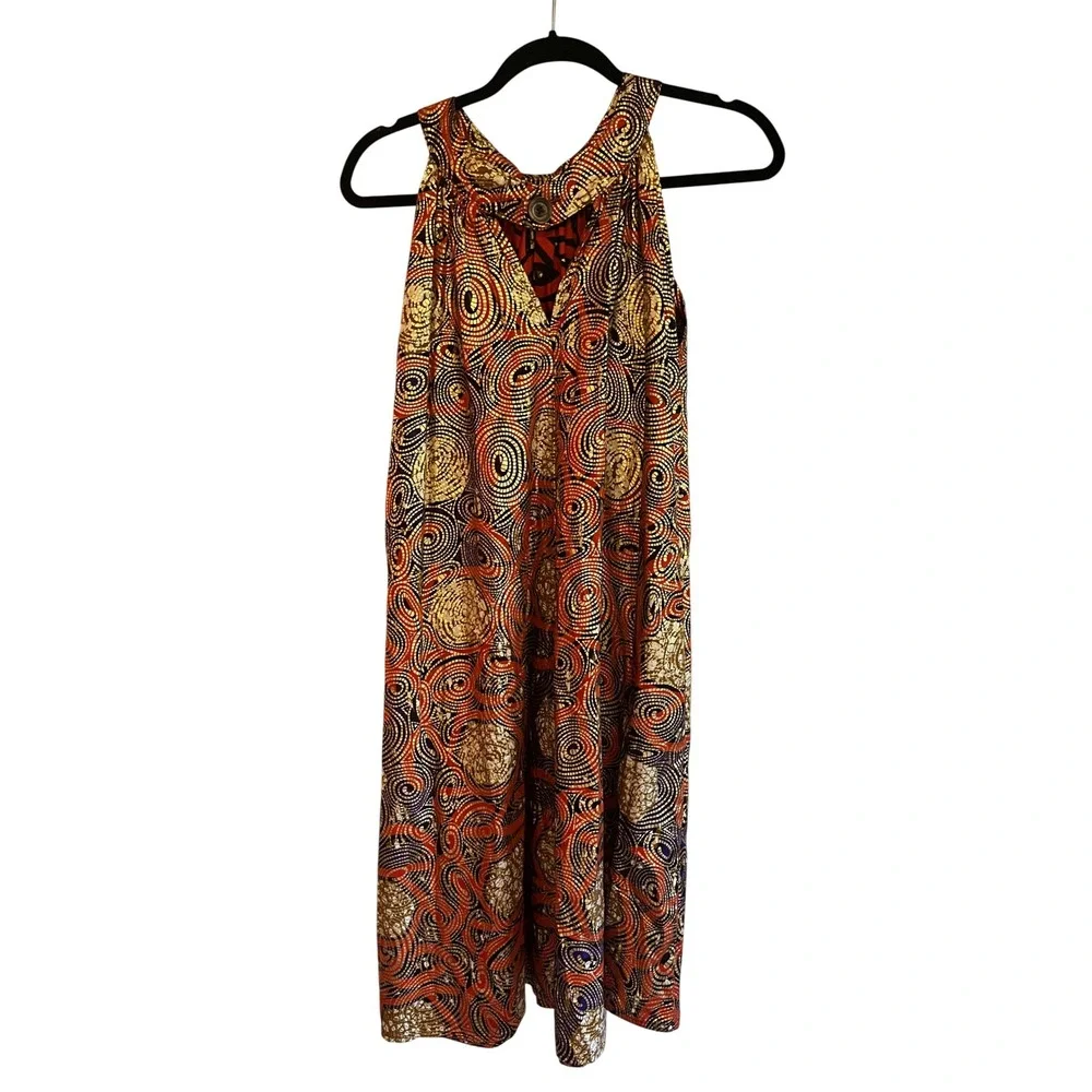 The OULA Company Ankara Midi Dress - Picture 3 of 5